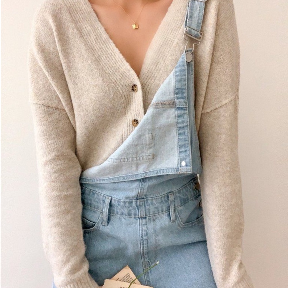 Breath of youth always falling for you cardigan